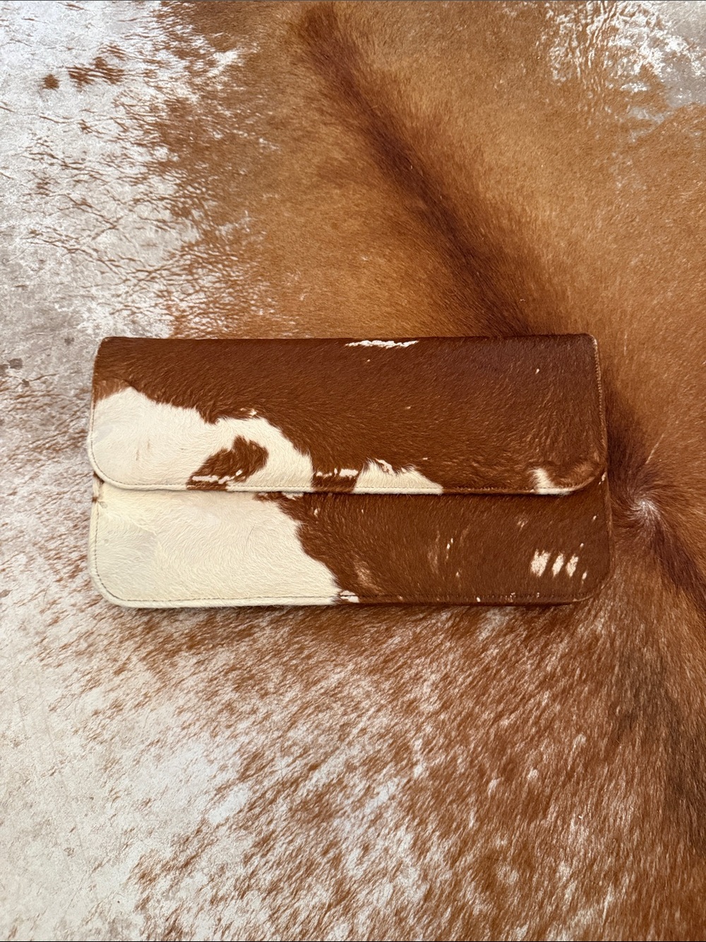 Cow Hide Clutch